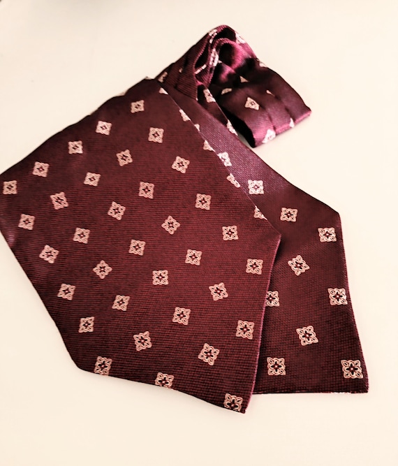 Ascot, cravatta, accessorio da uomo, sciarpa da uomo tessuto