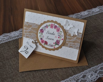 Einladung Hochzeit Vintage Etsy