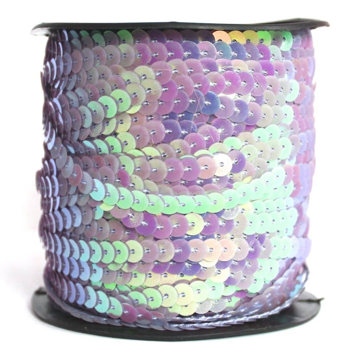 Sequin ribbon 5 m iridescent 6 mm wide sewing make sequins Etsy