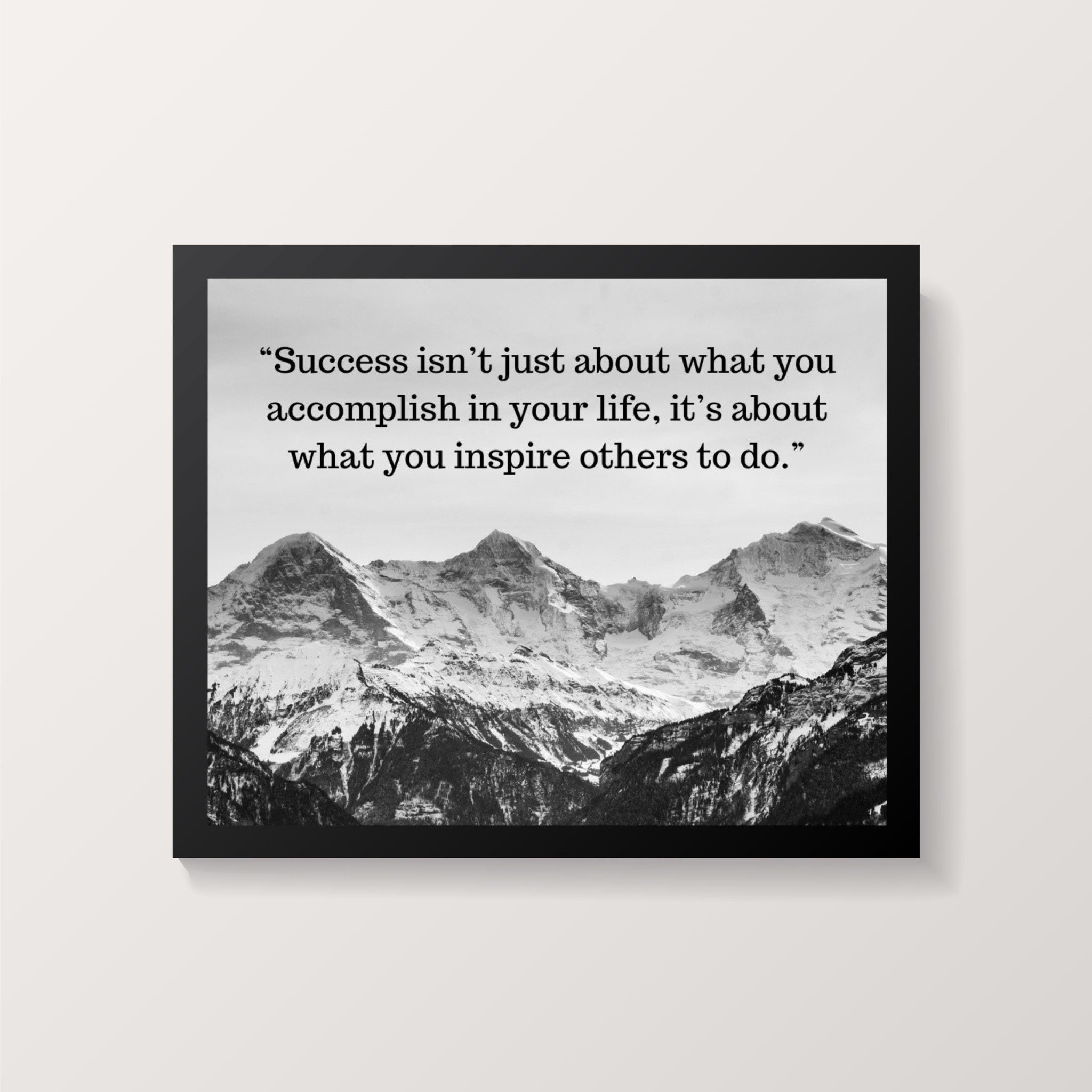 8x10 Success Printable Success Wall Art Success Quote Inspire | Etsy