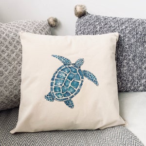 Natural Cotton Turtle cushion