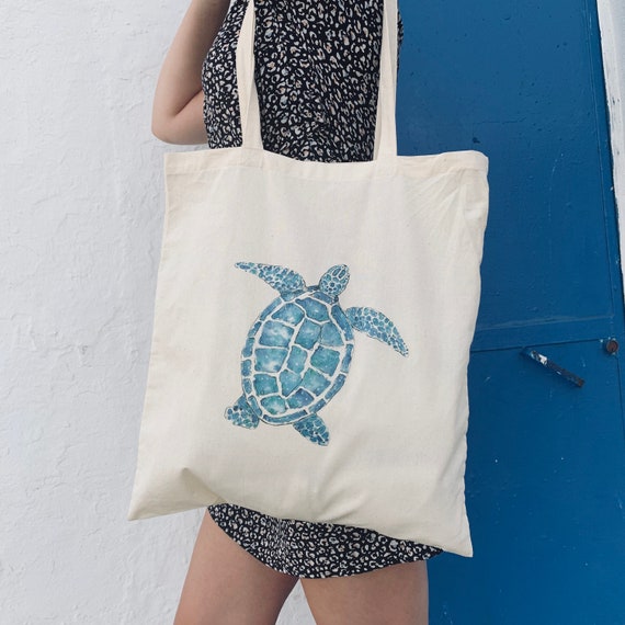 turtle tote bag