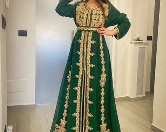 Kaftan Dress Moroccan New Caftan Dress for Women Wedding - Etsy UK