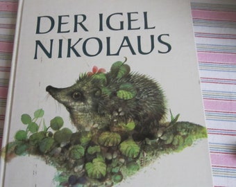 Vintage GDR/CSSR "The Hedgehog Nicholas" children's book read aloud to young people