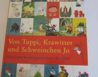 Vintage Buch Kinderbuch "Von Tupf, Krawatte und Schweinchen Jo"  klassische Kindergeschichten der DDR