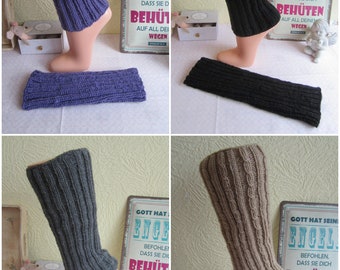 hand-knitted leg warmers knitted stockings leisure sports hiking yoga wellness pilates socks winter wool stockings wool homemade handmade