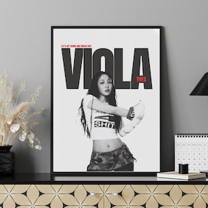 YVES - VIOLA Digitaldruck | Album-Poster | Musik Poster | Wandkunst | Wanddekoration | Poster | Raumdekor