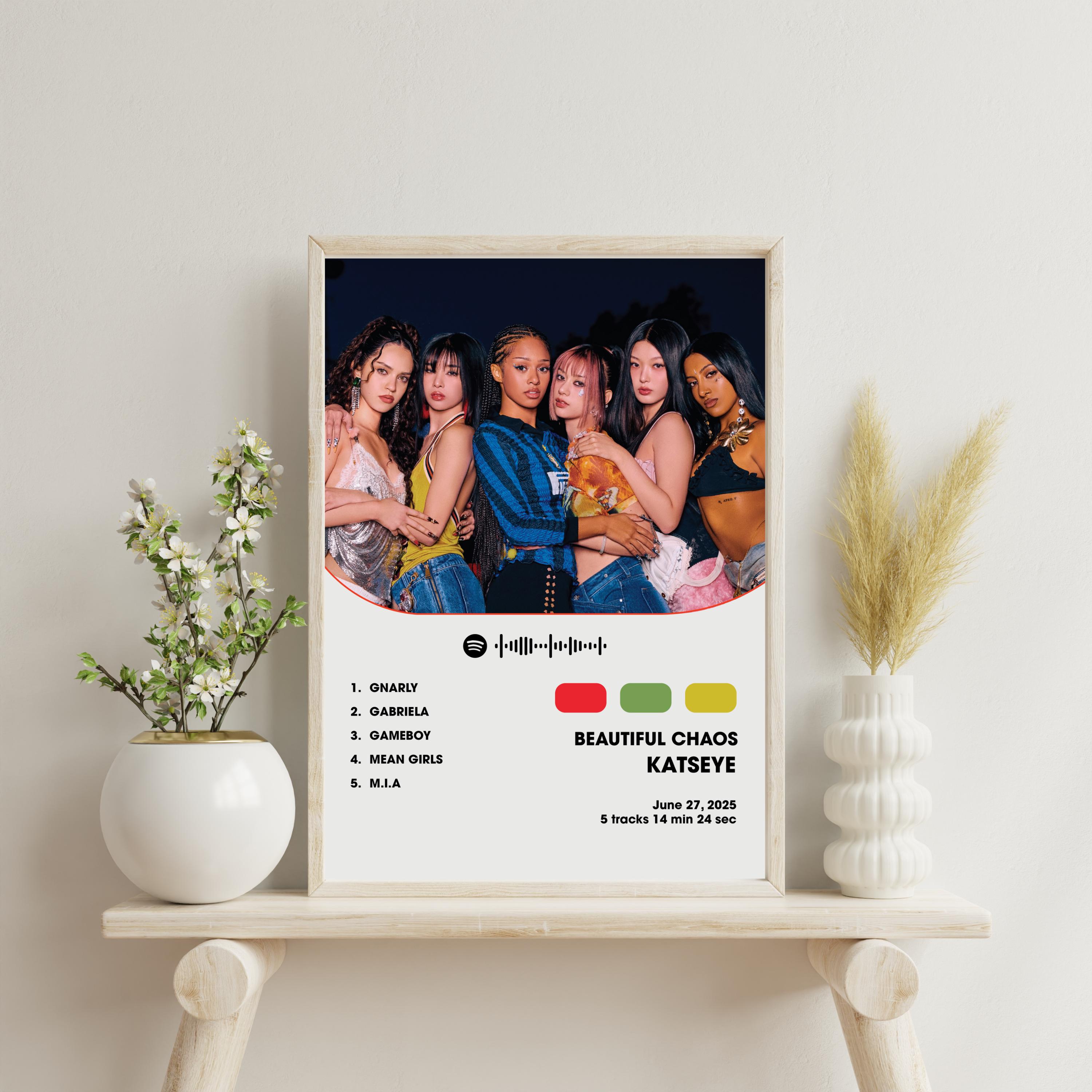 KATSEYE - Beautiful Chaos (DIGITAL DOWNLOAD) | Album Poster