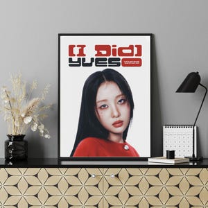 YVES - I DID Digital Druck | Album-Poster | Musik Poster | Wandkunst | Wanddekoration | Poster | Raumdekor