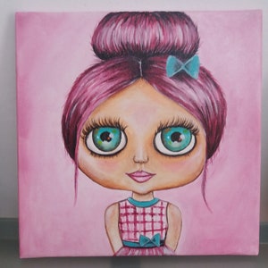 Original Acryl-Gemälde auf Leinwand.