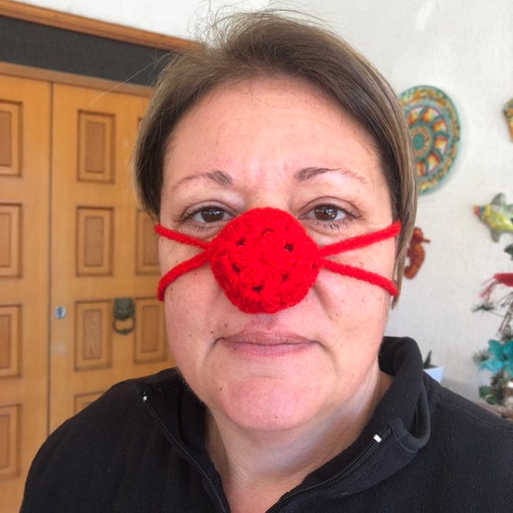 The Nose Warmer Company Nasenw/ärmer Hot Pink Wolle.