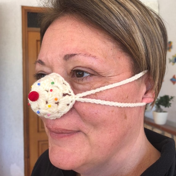 The Nose Warmer Company Nasenw/ärmer Hot Pink Wolle.