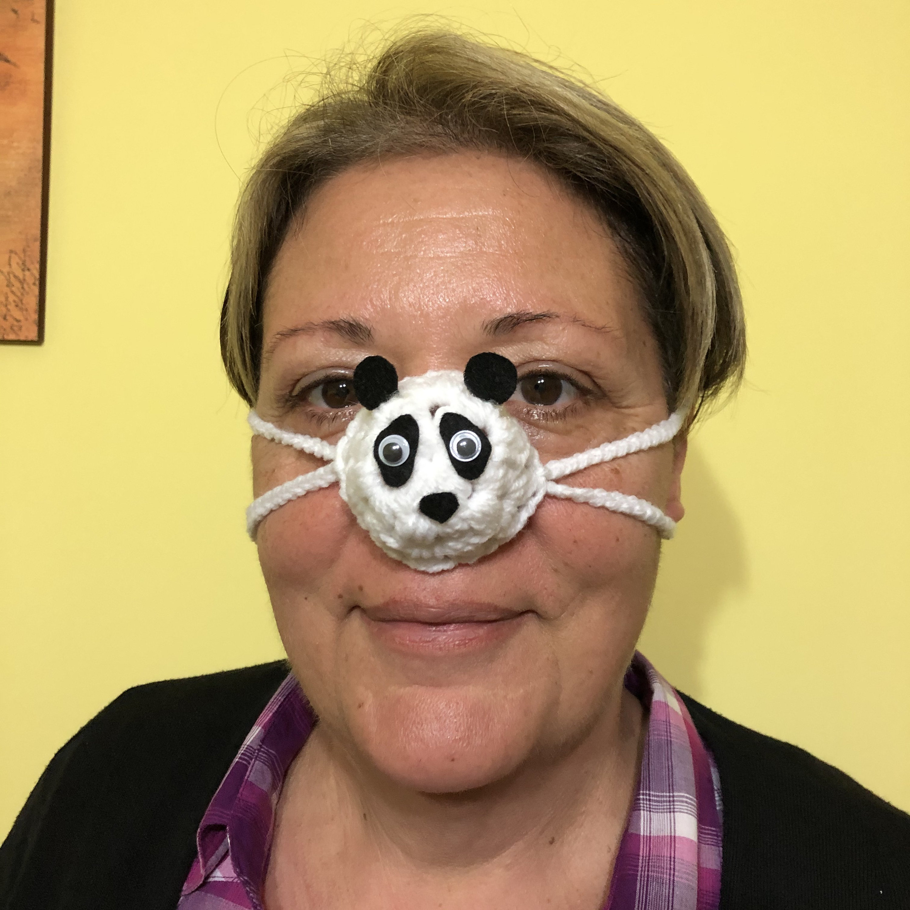 Panda Nose Warmer Outdoor Nose Hat Fun Christmas Gift Nose Etsy