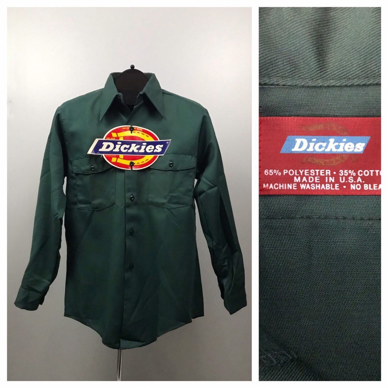 Vintage Dickies Button Down Work Shirt 