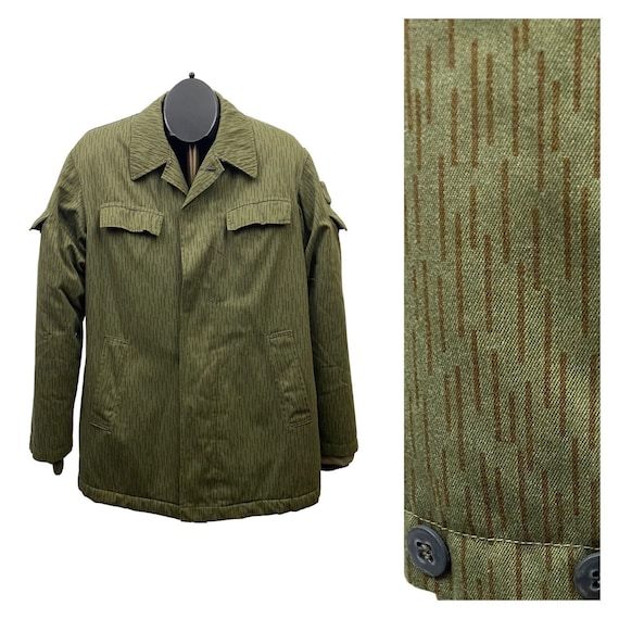 East German Raindrop Camo Jacket / Zip 