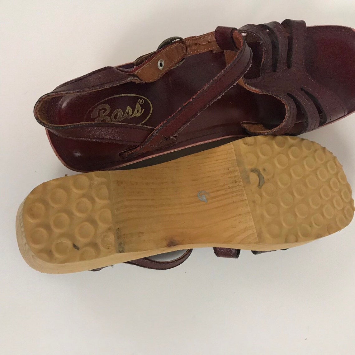 bass sandals 80s