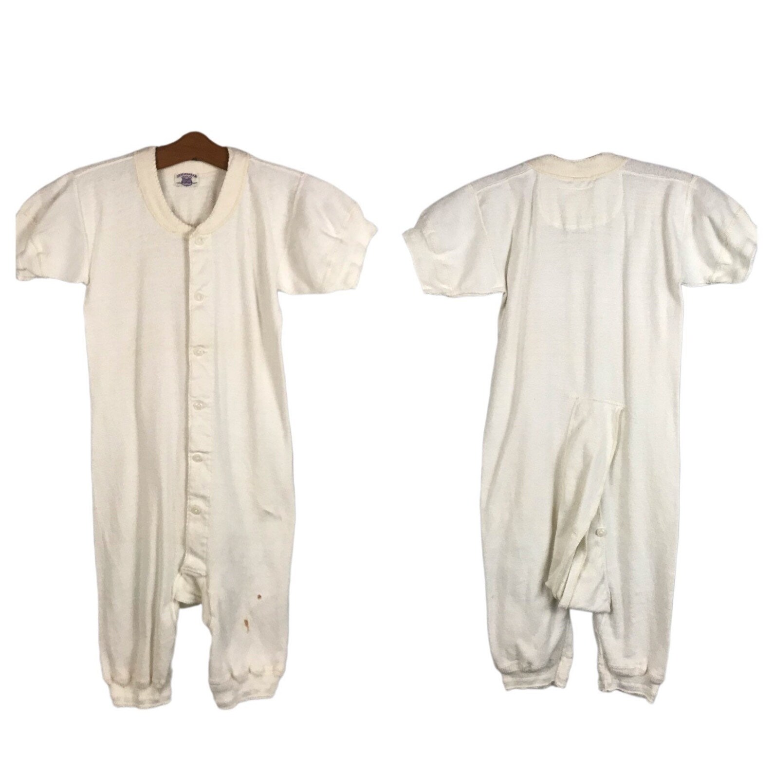 1940s Childrens Long Johns Underwear / Thermal Outdoor Layer Etsy