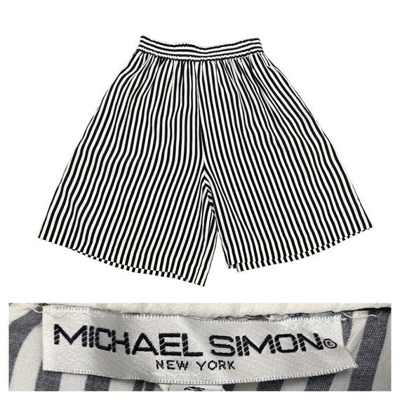 1980s Stripe Lounge Shorts / Michael 