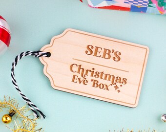 Personalised Christmas Eve Box Tag