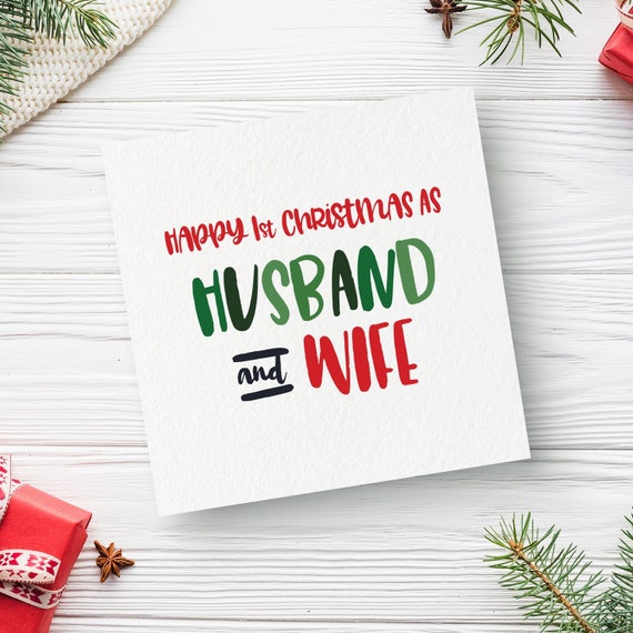 first christmas as husband and wife