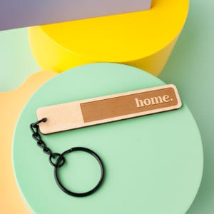 Home Keyring, New Home Gift, Gift for Her, Gift for Him, First Home Gift, Engraved Keyring, New House Gift, Couple Gift, Garage/Shed Keyring