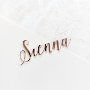 Custom Cake Name Charm, Acrylic Cake Topper, Cake Decoration, Cake Topper Name, Mirror Acrylic, Party Decor, Birthday Cake Decor