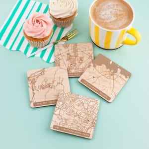 Ensemble de sous-bocks, cadeau de mariage de fiançailles, anniversaire, son anniversaire, cadeau personnalisé de son anniversaire, cadeau de la Saint-Valentin, cadeau pour une nouvelle maison