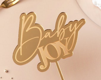 Personalised Engraved Baby Shower Cake Topper