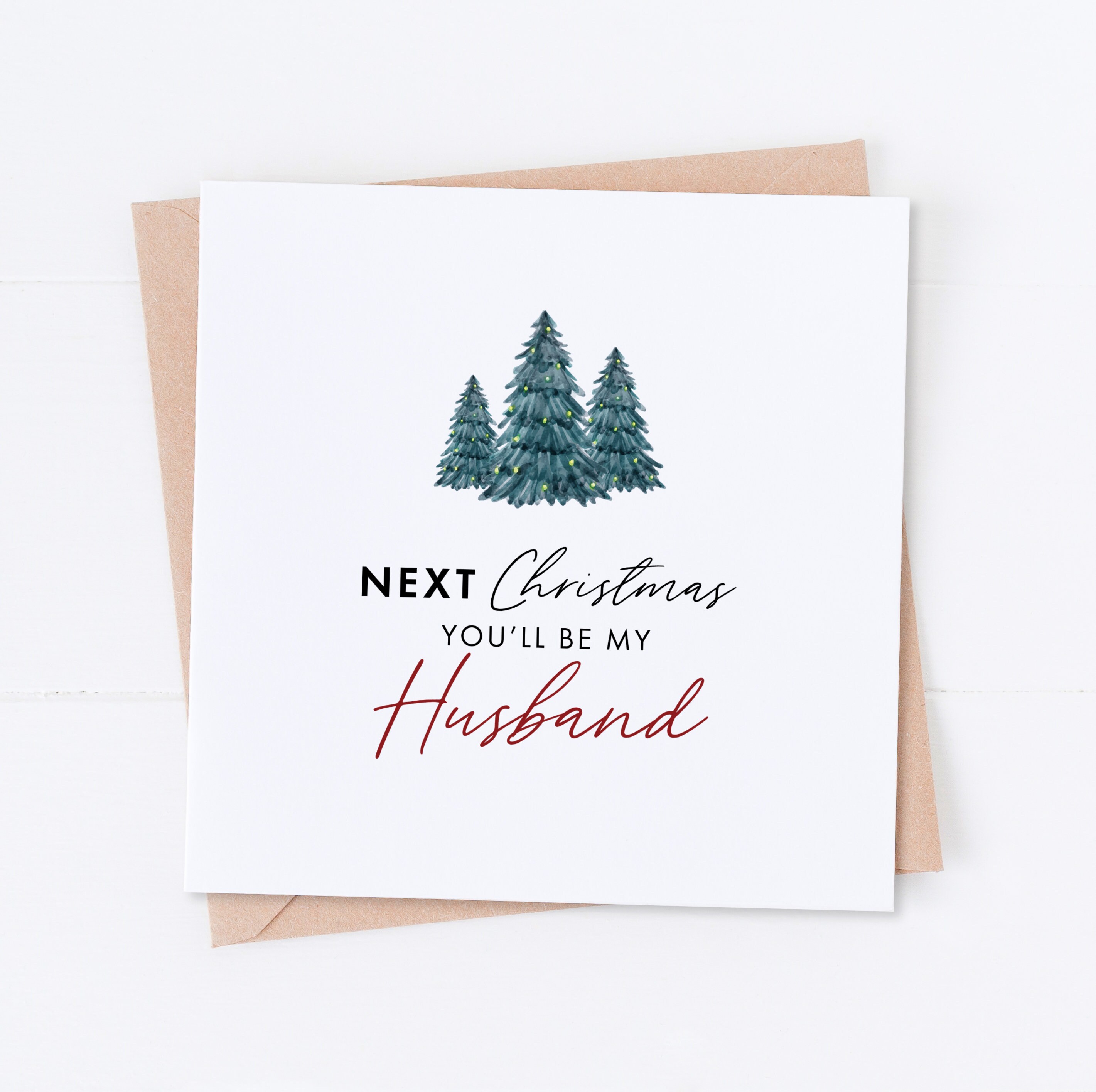 Next Christmas You'll Be My Husband, Future Husband, Christmas Ca…
