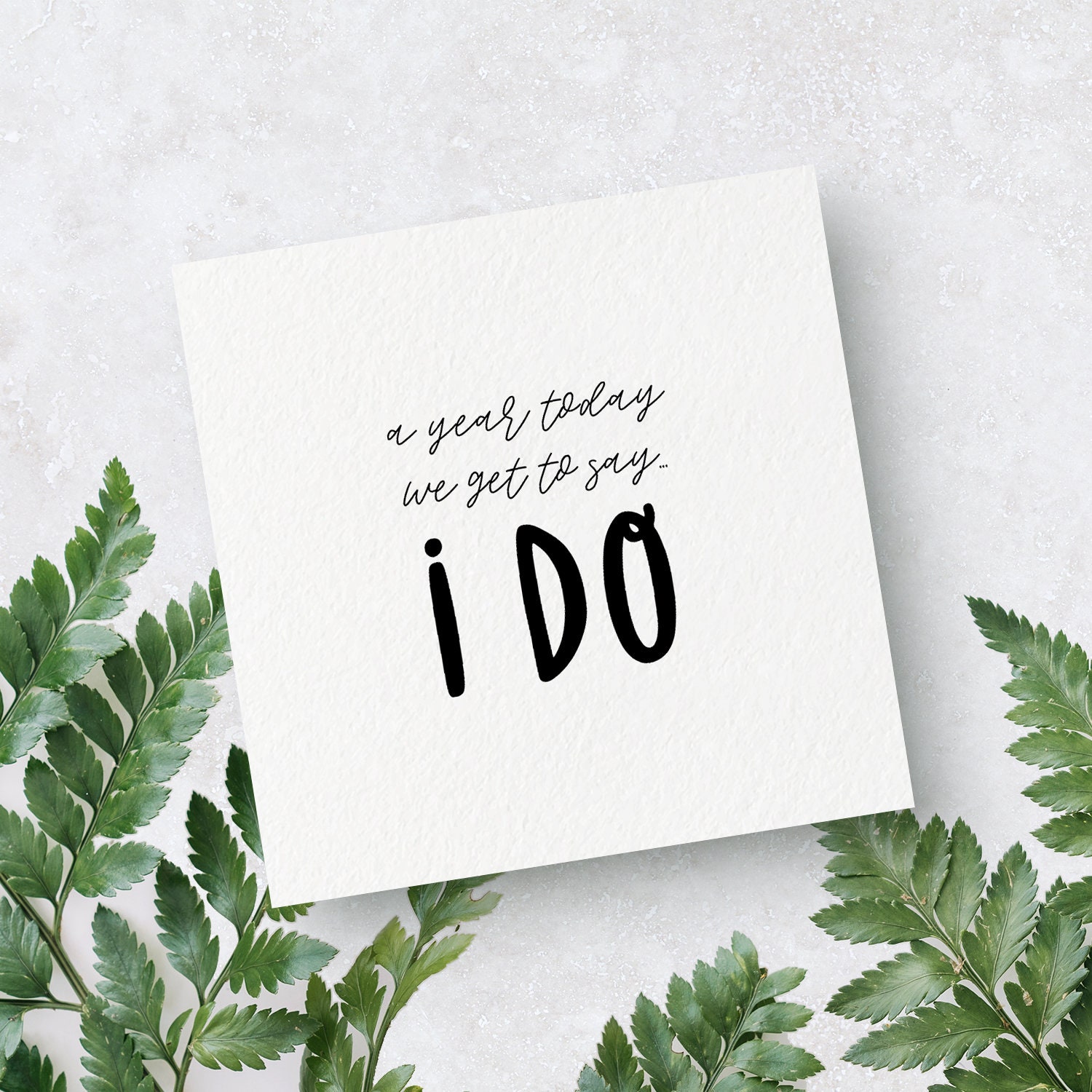 1 año para la boda cuenta atrás de la boda tarjeta de boda ...