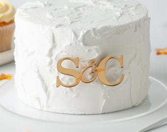 Personalised Initials Wedding Cake Charm