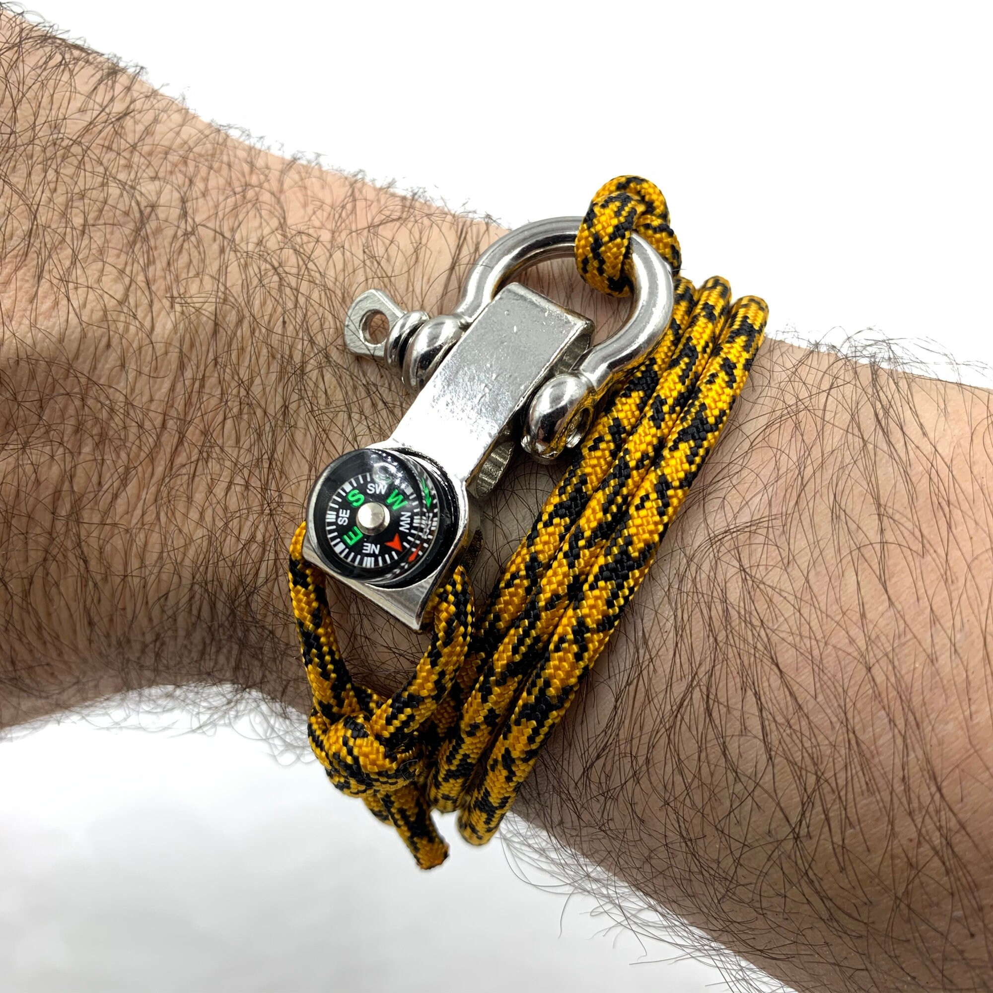 Rainbow Fallschirm Armband | Überlebensarmband | Geflochtenes Seil | Plastik Schnalle