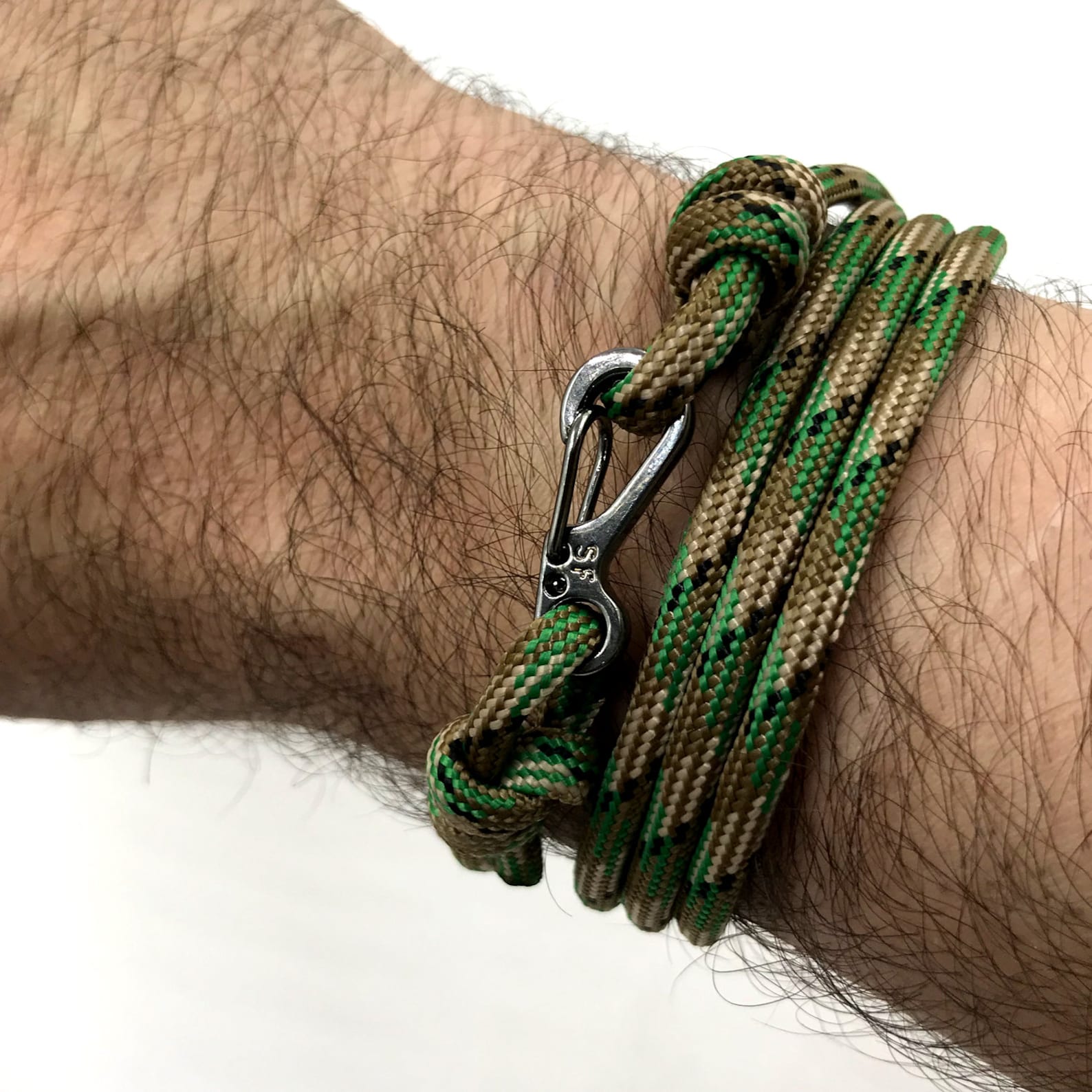 Scout Adjustable Climbing Bracelet Carabiner Bracelet Mens Etsy