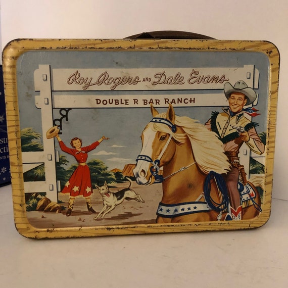 roy rogers and dale evans double r bar ranch lunch box