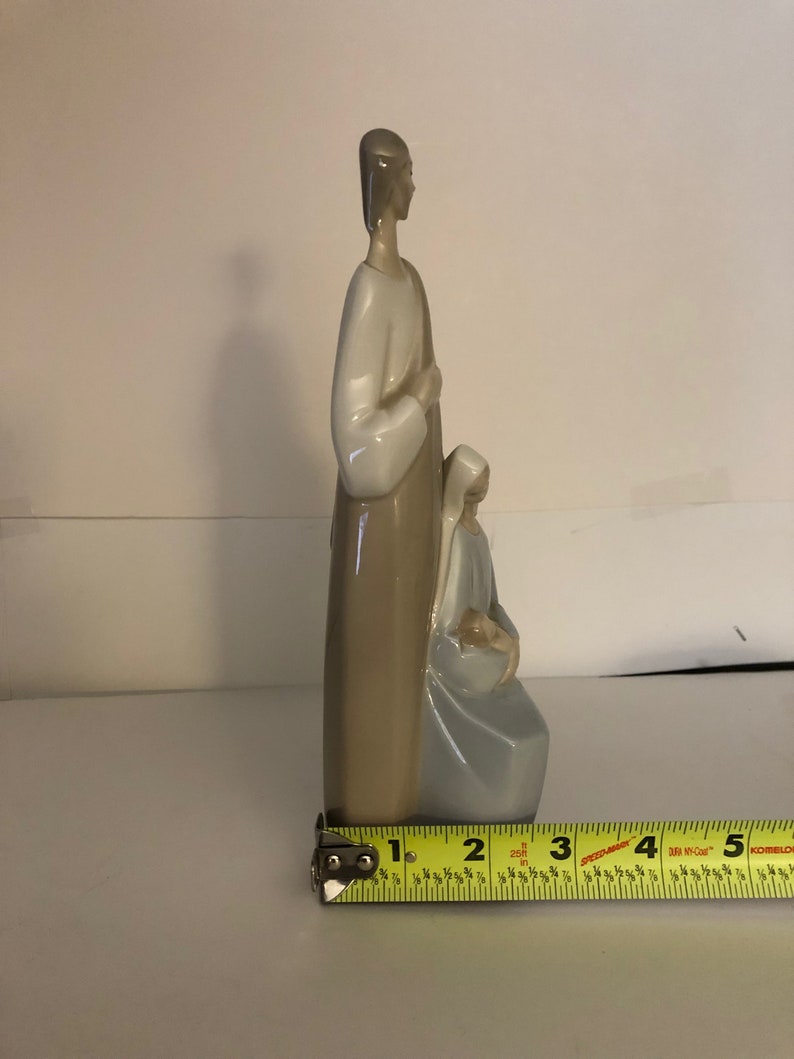 Vintage Lladro Holy Family Figurine Etsy