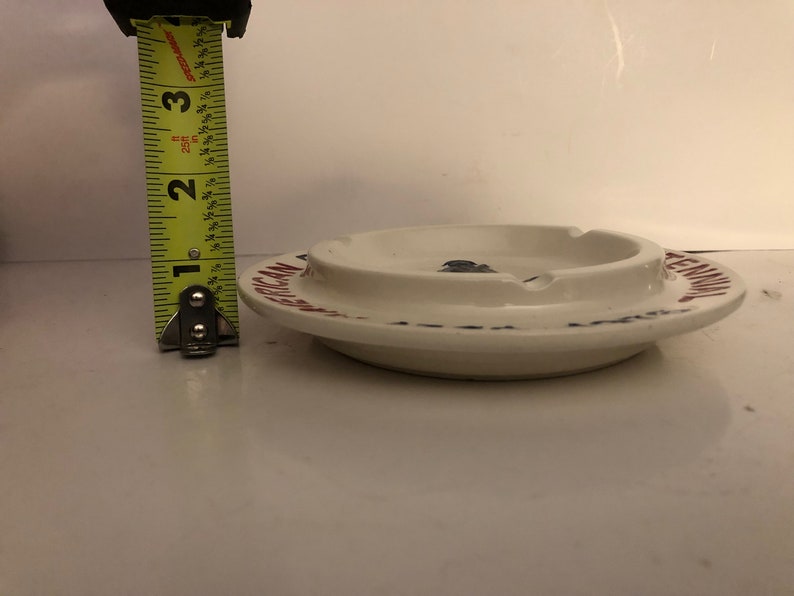Vintage American Revolution Bicentennial 1776-1976 Ceramic Ashtray