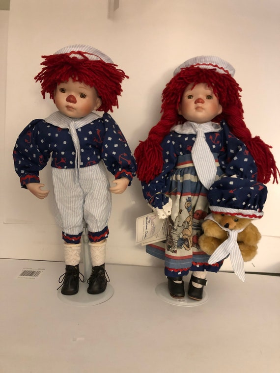 Duck House Heirloom Dolls Eddie and 