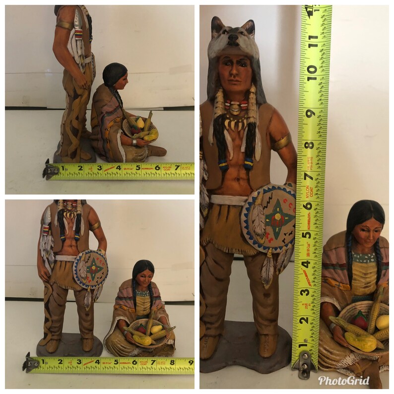 Vintage Native American Ceramic Figurines by Elayne Etsy