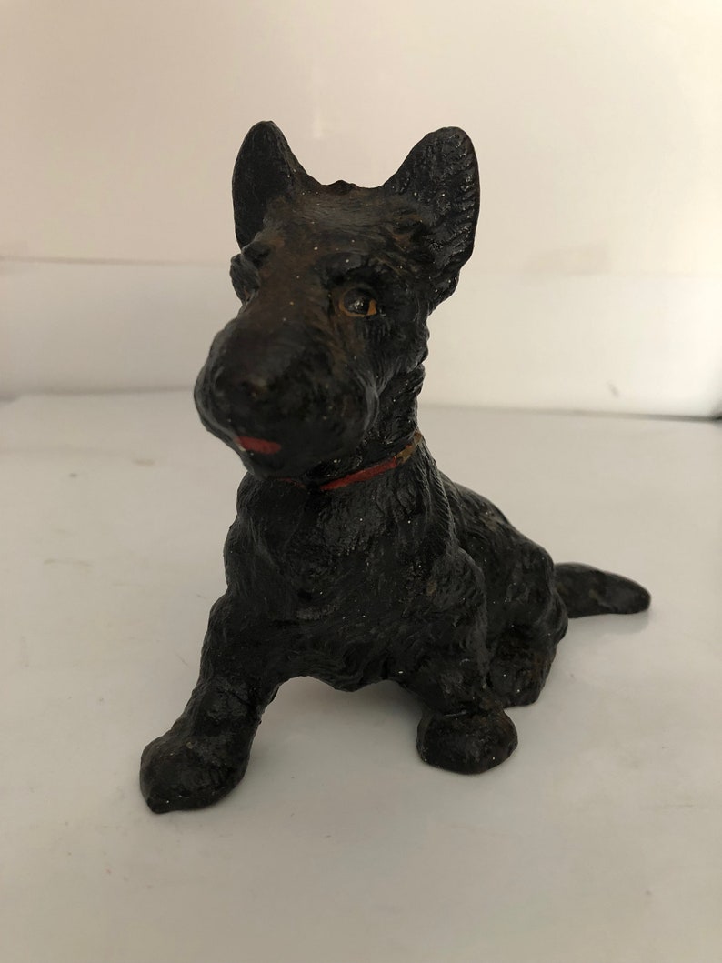 vintage cast iron scottie dog