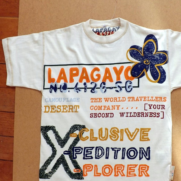 Vintage, Kindermode, Jungen-T-Shirt, LAPAGAYO, Gr. 152