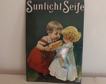 Werbeschild SUNLICHT, Vintage