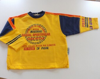Vintage, Kindermode, Lapanino, Sweatshirt, gelb, Gr. 104