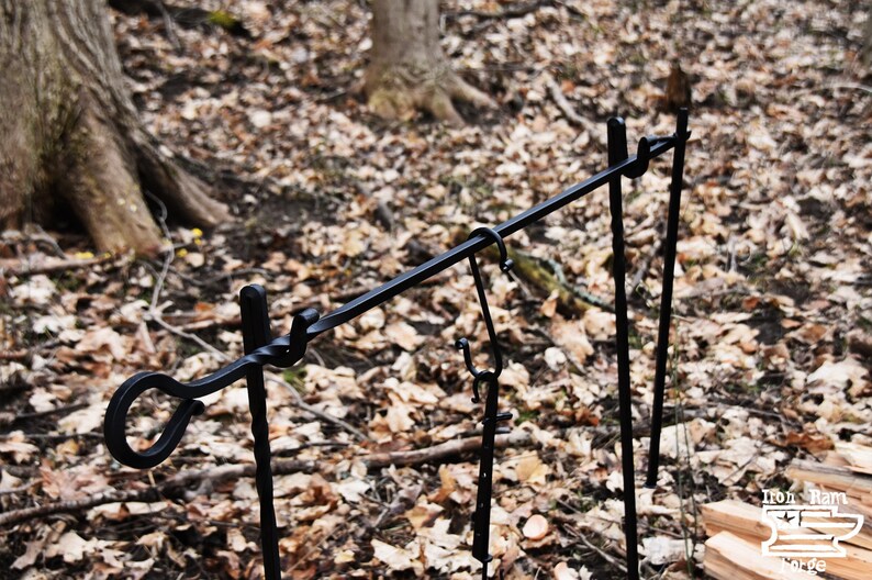 Outdoor Cooking Set Made In Usa Tripod Blowtube Fire Poker Etsy
