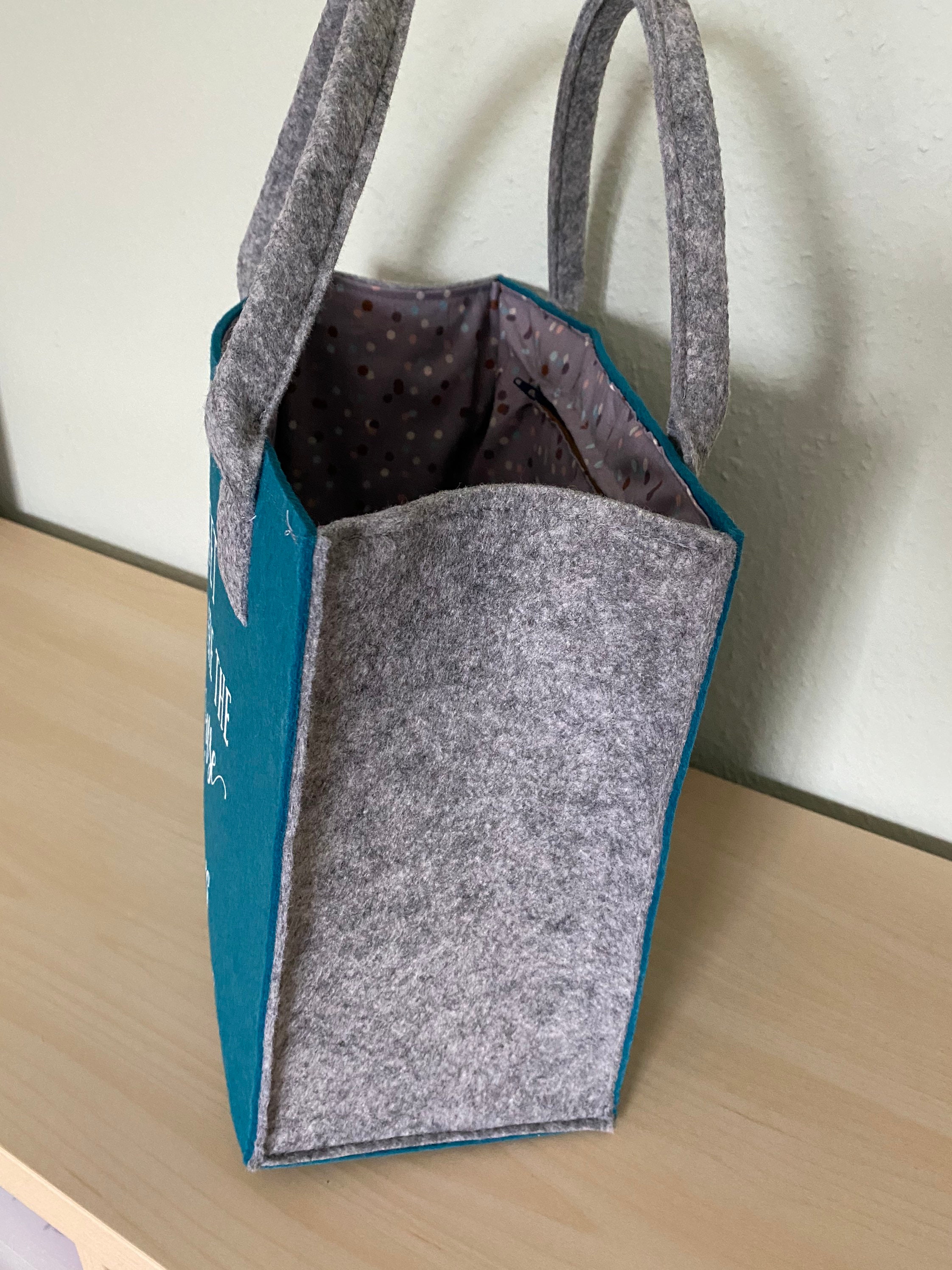 FRANK FLECHTWAREN | Einkaufskorb Blau/Natur, RATTAN, 49 X