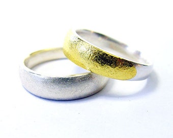 Ring "LUNA" Silber/Feingold