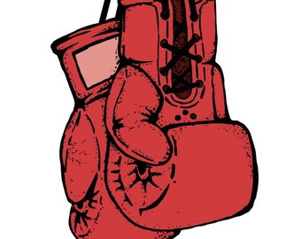 Boxing Gloves Tattoo Etsy