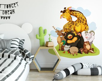 Kinder Wandtattoo Wiese Etsy