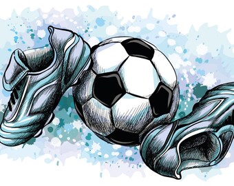 Fussball Tattoos Etsy