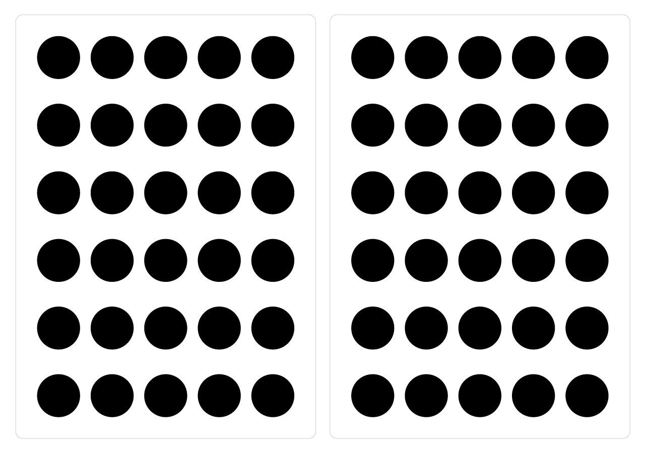 Wall decal nursery dots black wall sticker circles baby room Etsy