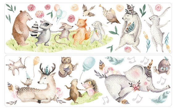 nursery wall stickers animals